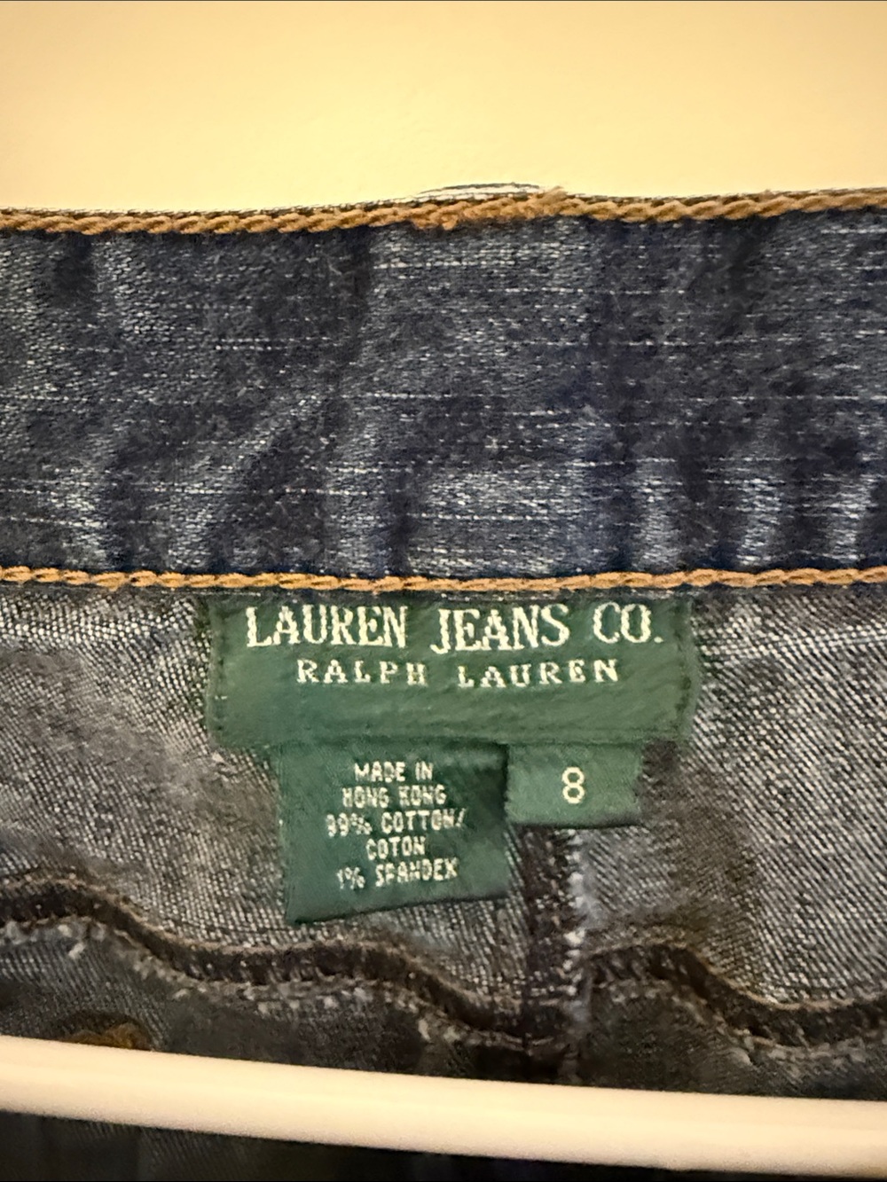 Ralph Lauren Dark Blue High-Rise Jeans - Picture 1 of 5